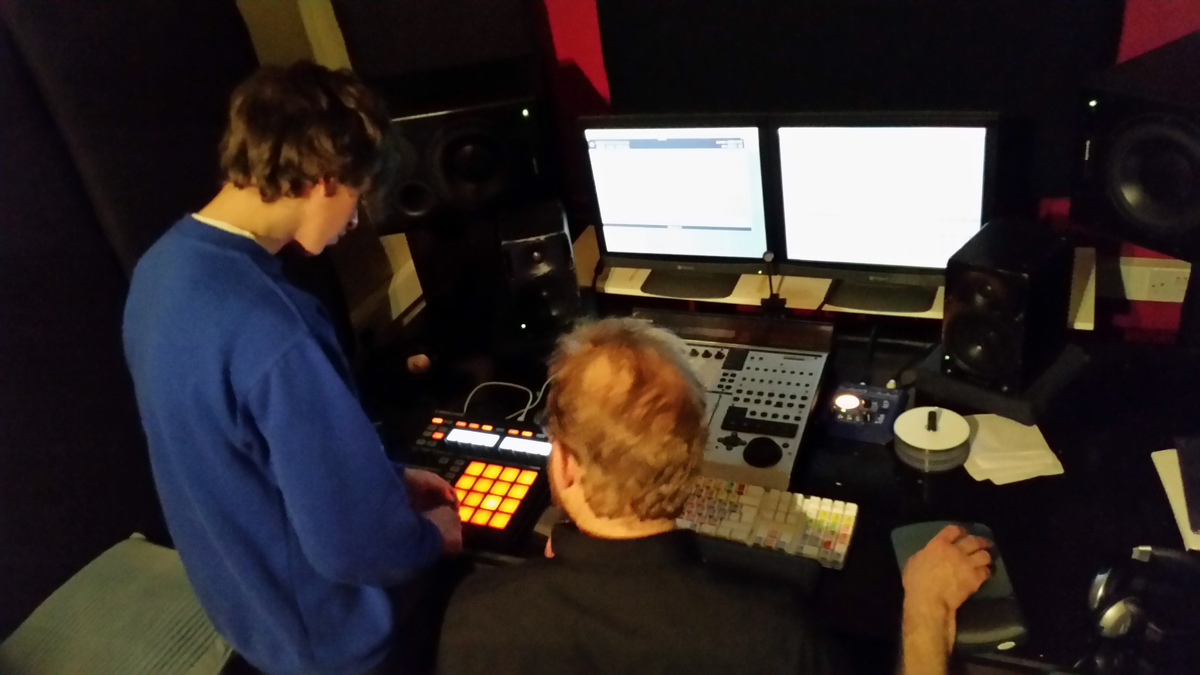Image of Project 15 pupils create music track